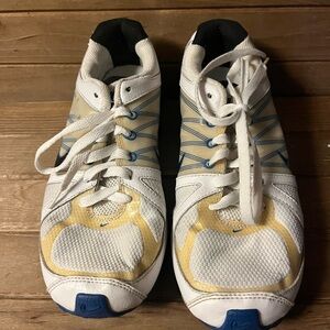 NIKE Shox Agent White/Blue Running Shoes 6.5